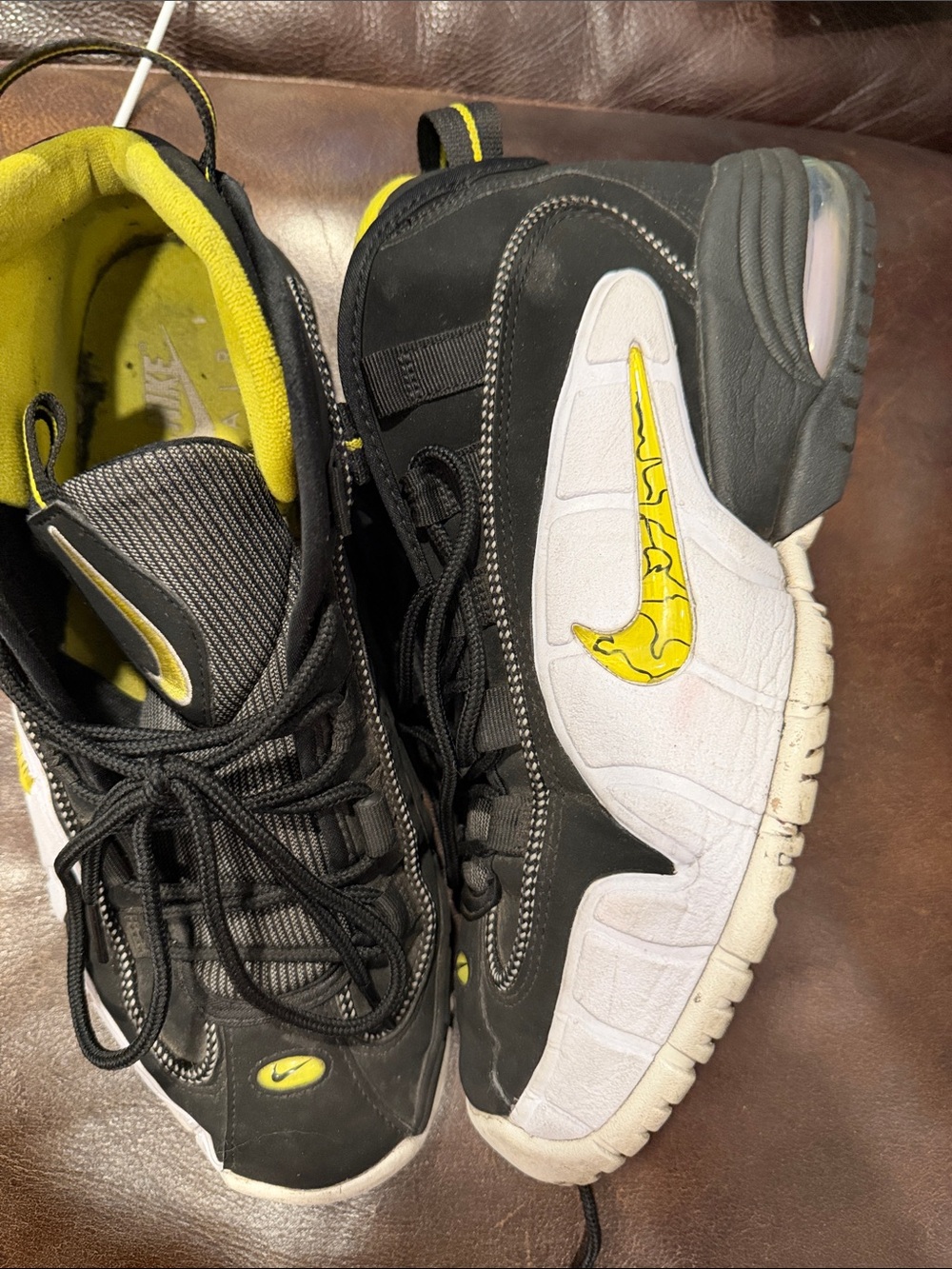 Nike Men’s Black, White & Yellow Athletic Shoes